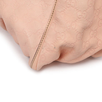 Exclusive Gucci Pink Guccissima Large D Ring Hobo — Alternate View 12