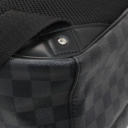 Exclusive Louis Vuitton Damier Graphite Michael Backpack — Top View