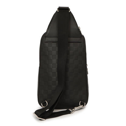 Exclusive Louis Vuitton Damier Onyx Avenue Sling Bag NM — Side View
