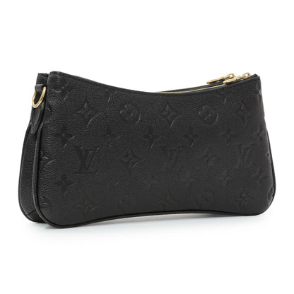 Exclusive Louis Vuitton Black Empreinte Pochette Liv — Side View
