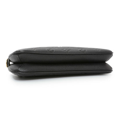 Exclusive Louis Vuitton Black Empreinte Pochette Liv — Back View