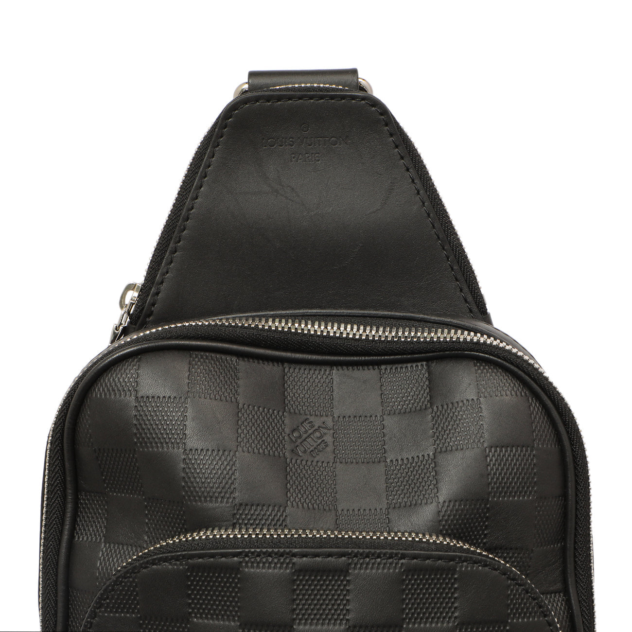 Exclusive Louis Vuitton Damier Onyx Avenue Sling Bag NM — Lifestyle View