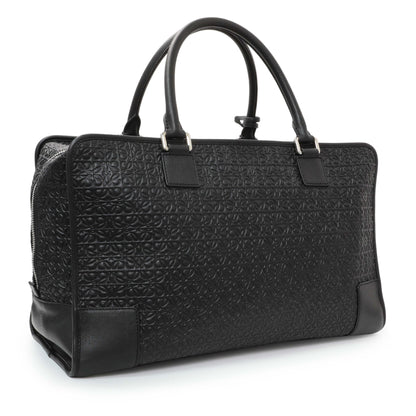 Exclusive Loewe Black Embossed Repeat Calfskin Amazona 44 — Side View