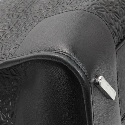 Exclusive Loewe Black Embossed Repeat Calfskin Amazona 44 — Lifestyle View