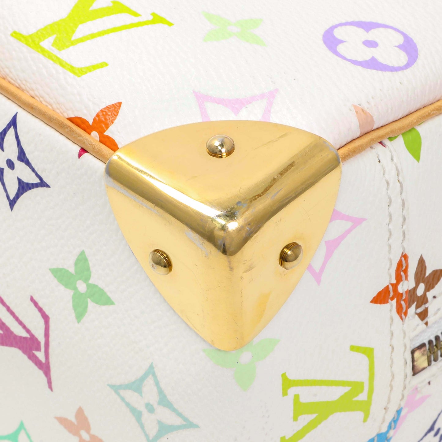Exclusive Louis Vuitton Monogram Multicolor Trouville — Detail View
