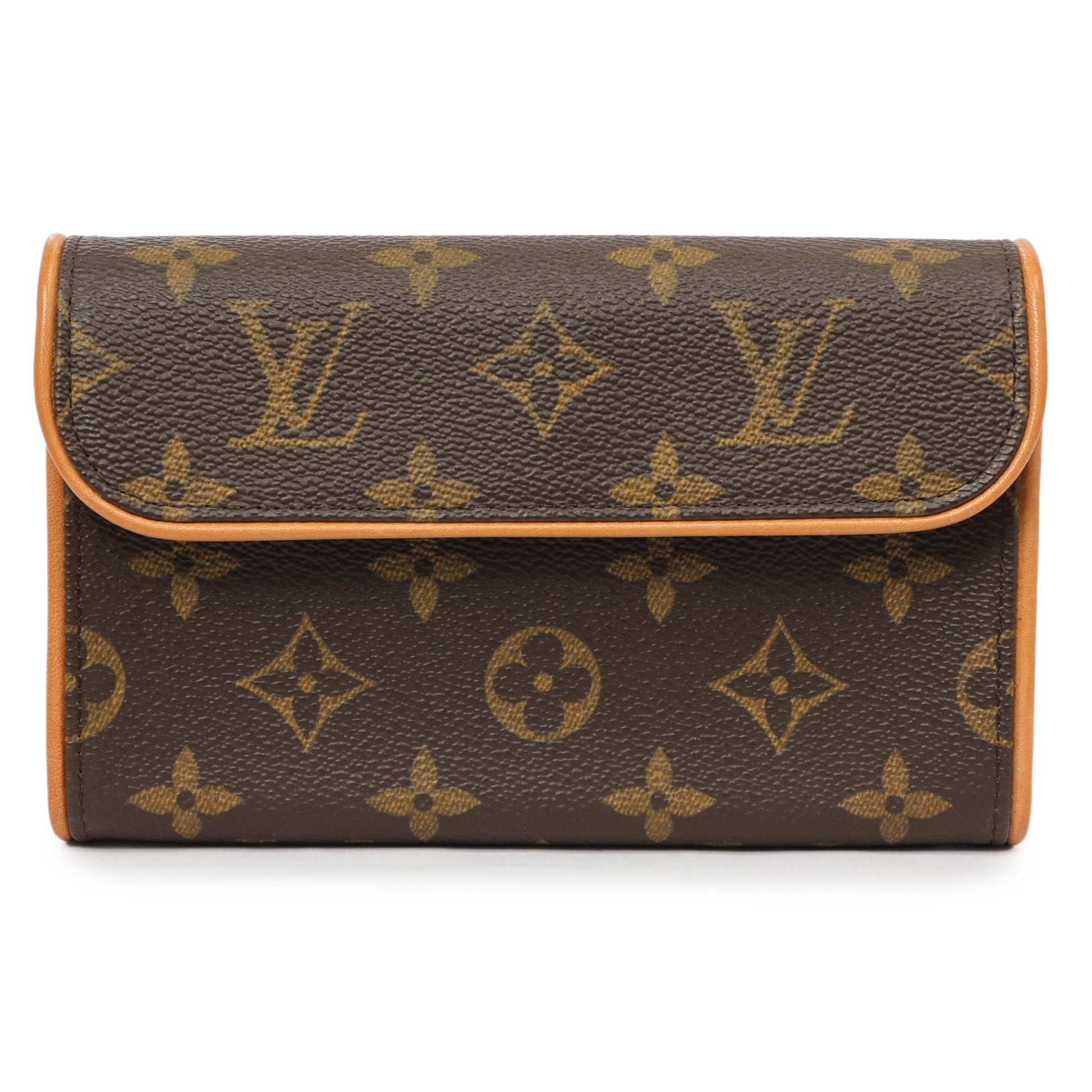 Exclusive Louis Vuitton Monogram Pochette Florentine — Front View