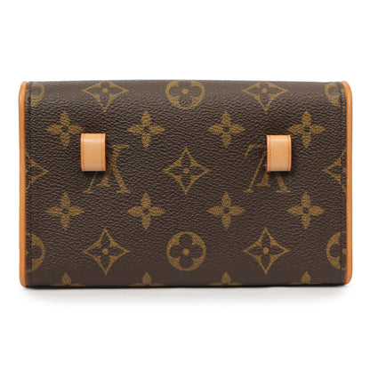 Exclusive Louis Vuitton Monogram Pochette Florentine — Side View