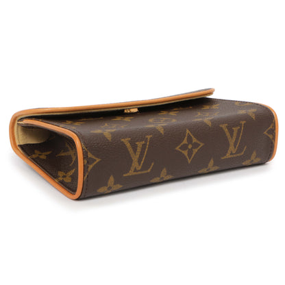 Exclusive Louis Vuitton Monogram Pochette Florentine — Back View
