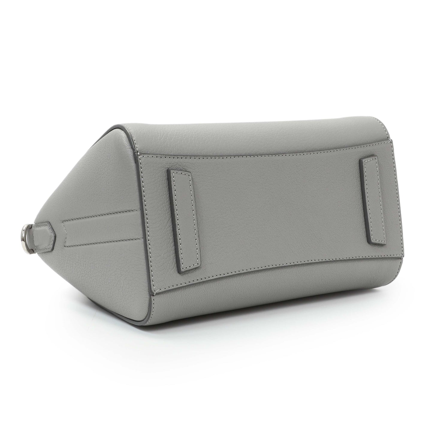 Exclusive Givenchy Grey Sugar Goatskin Mini Antigona — Back View