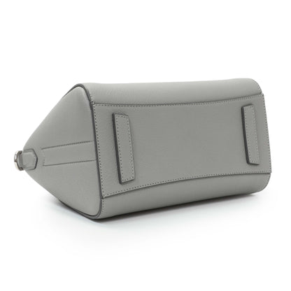 Exclusive Givenchy Grey Sugar Goatskin Mini Antigona — Back View