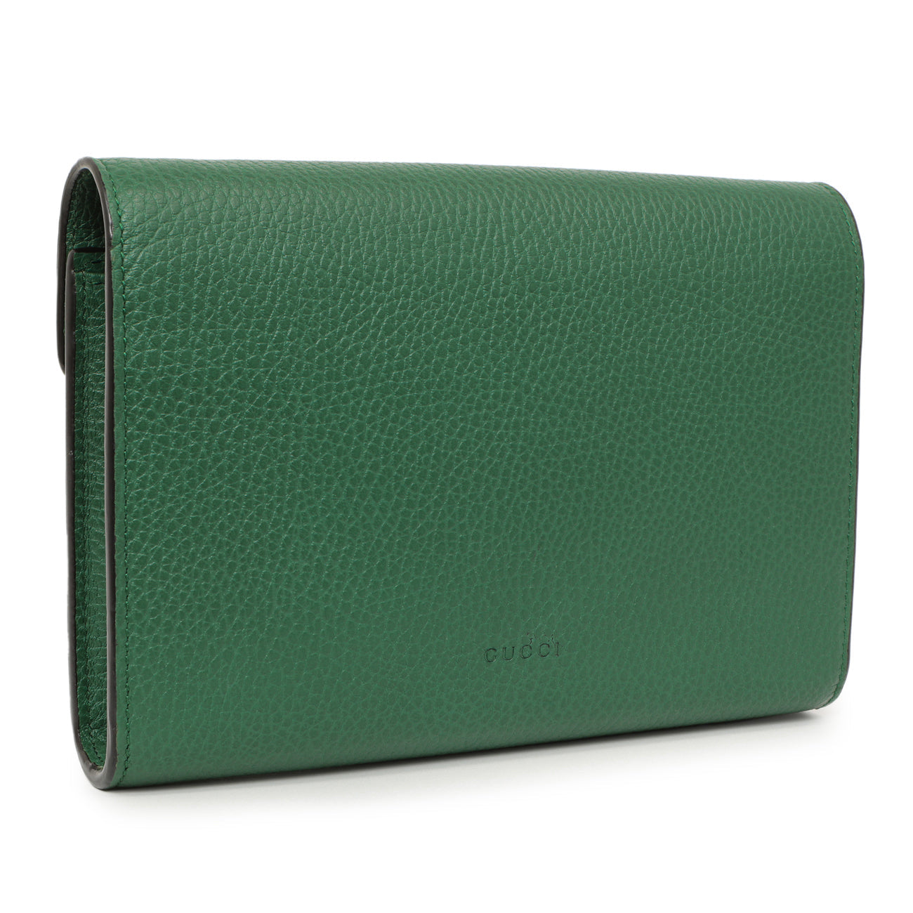Exclusive Gucci Emerald Calfskin Mini Dionysus Chain Wallet — Side View