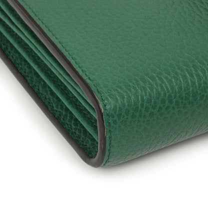 Exclusive Gucci Emerald Calfskin Mini Dionysus Chain Wallet — Lifestyle View