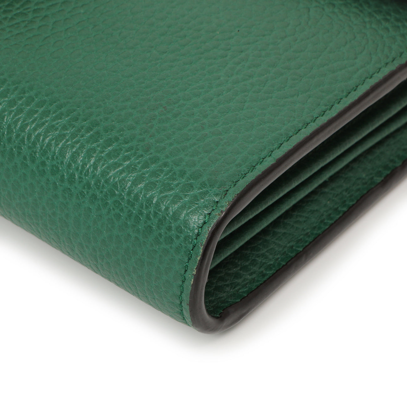 Exclusive Gucci Emerald Calfskin Mini Dionysus Chain Wallet — Top View