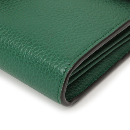Exclusive Gucci Emerald Calfskin Mini Dionysus Chain Wallet — Top View