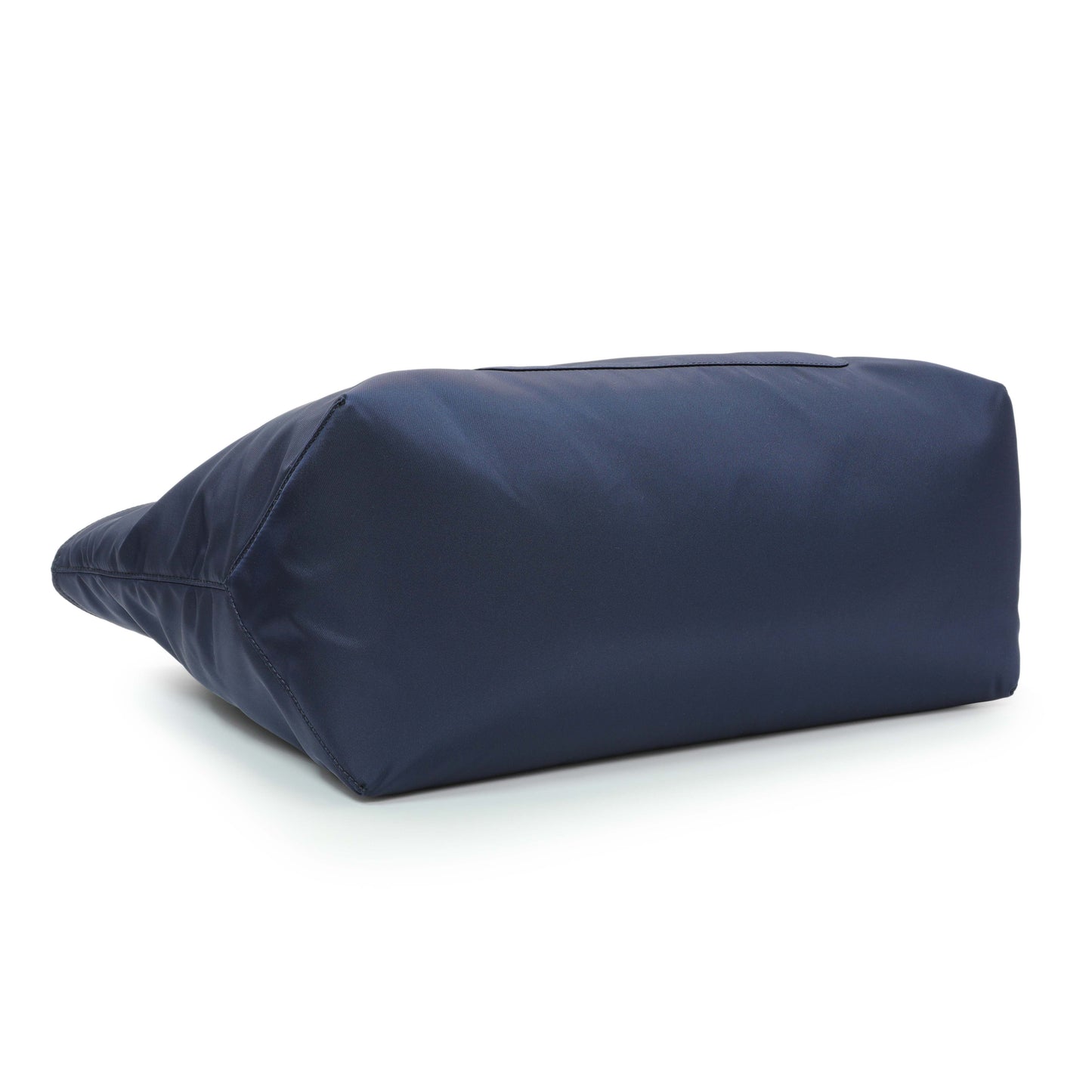 Exclusive Prada Blue Re-Nylon Saffiano Re-Edition 1978 Tote — Back View