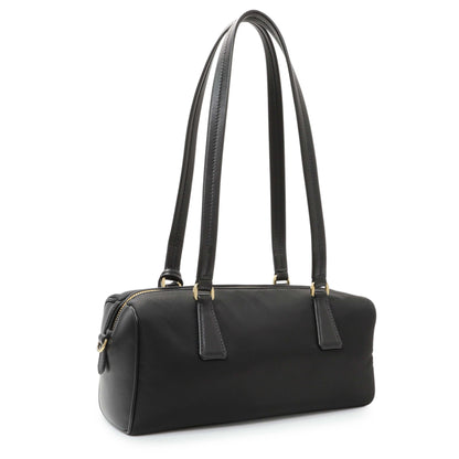 Exclusive Prada Black Re-Nylon Shoulder Bag — Side View