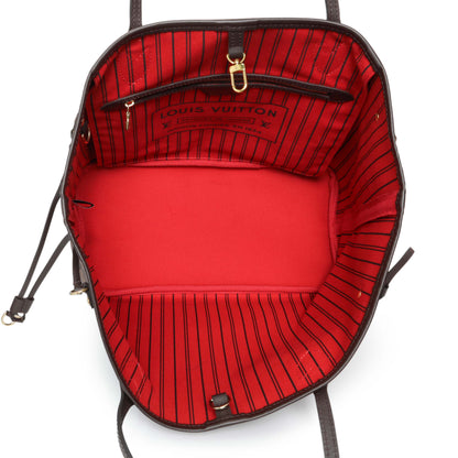 Exclusive Louis Vuitton Damier Ebene Neverfull MM — Alternate View 8