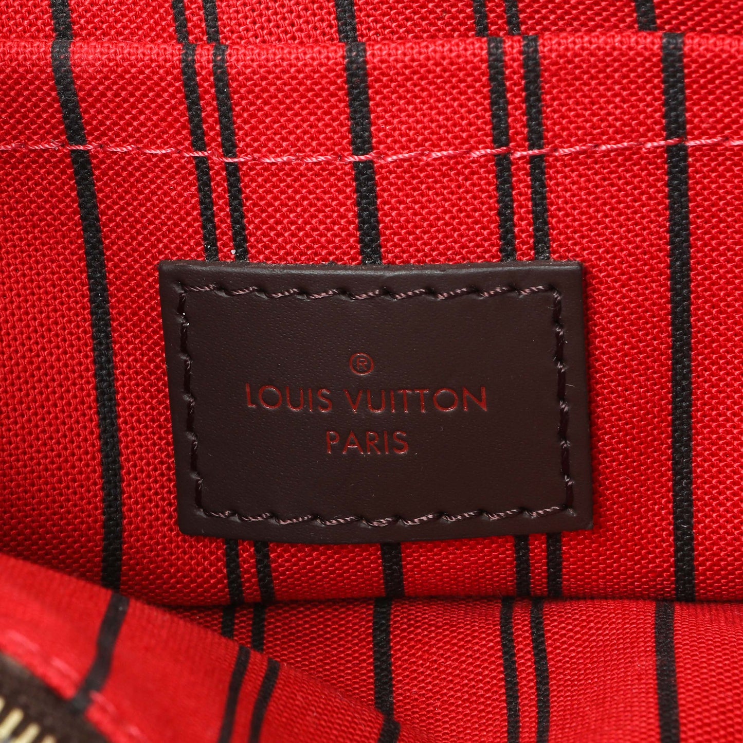 Exclusive Louis Vuitton Damier Ebene Neverfull MM — Alternate View 12