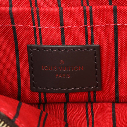 Exclusive Louis Vuitton Damier Ebene Neverfull MM — Alternate View 12