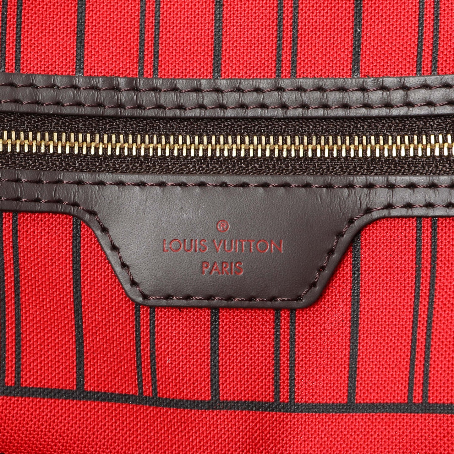Exclusive Louis Vuitton Damier Ebene Neverfull MM — Alternate View 9