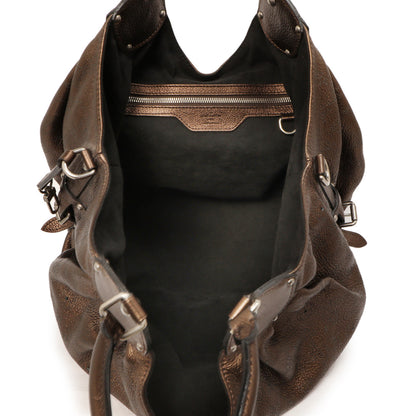 Exclusive Louis Vuitton Metallic Mordore Monogram Mahina XL — Top View