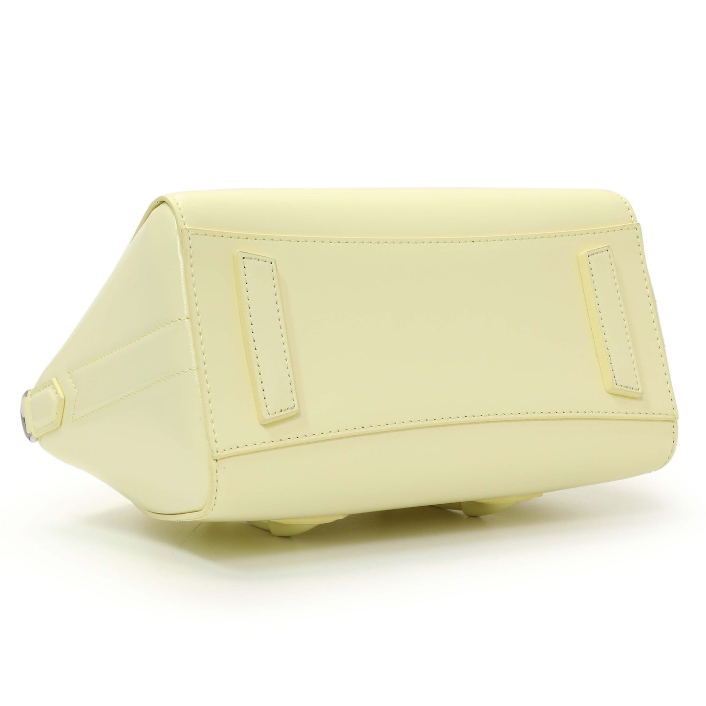 Exclusive Givenchy Yellow Box Calfskin Mini Lock Antigona — Back View