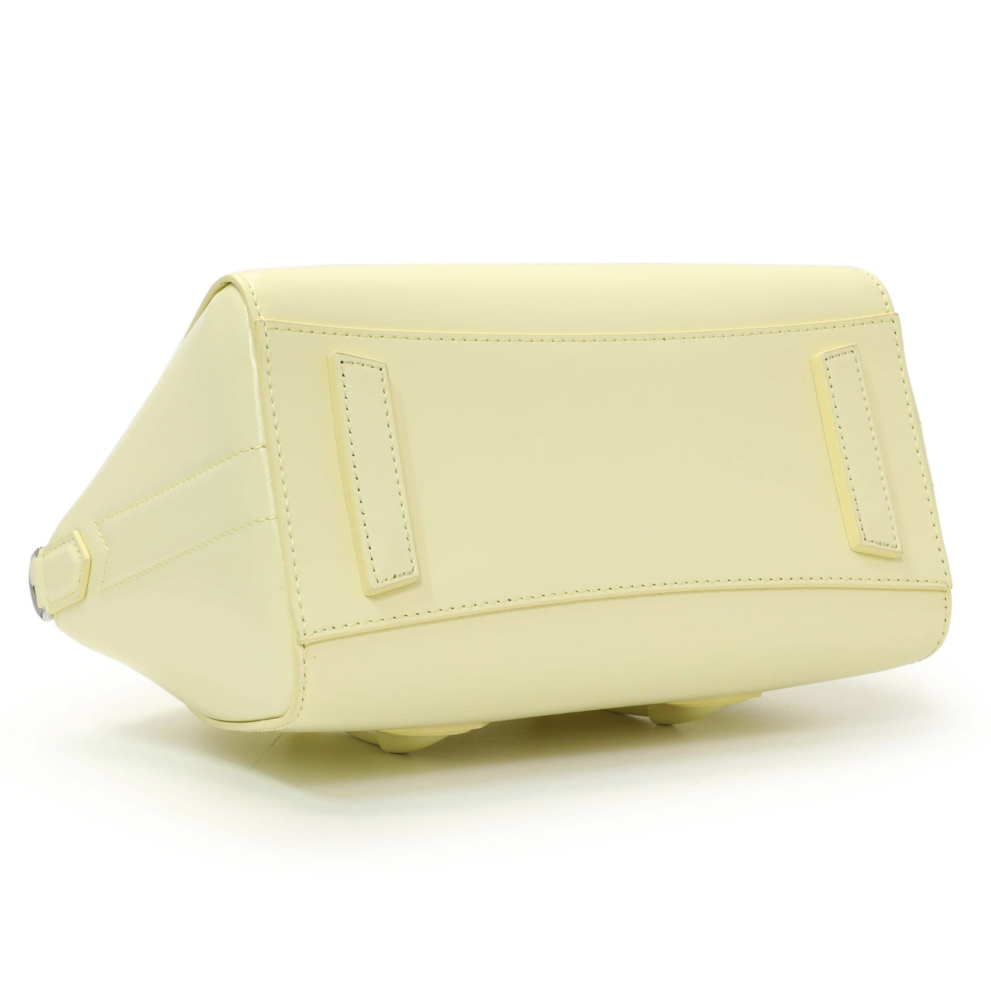 Exclusive Givenchy Yellow Box Calfskin Mini Lock Antigona — Back View