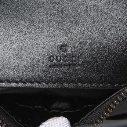 Exclusive Gucci Black Velvet Matelasse Double G Studs Marmont Half Moon Hobo — Detail View