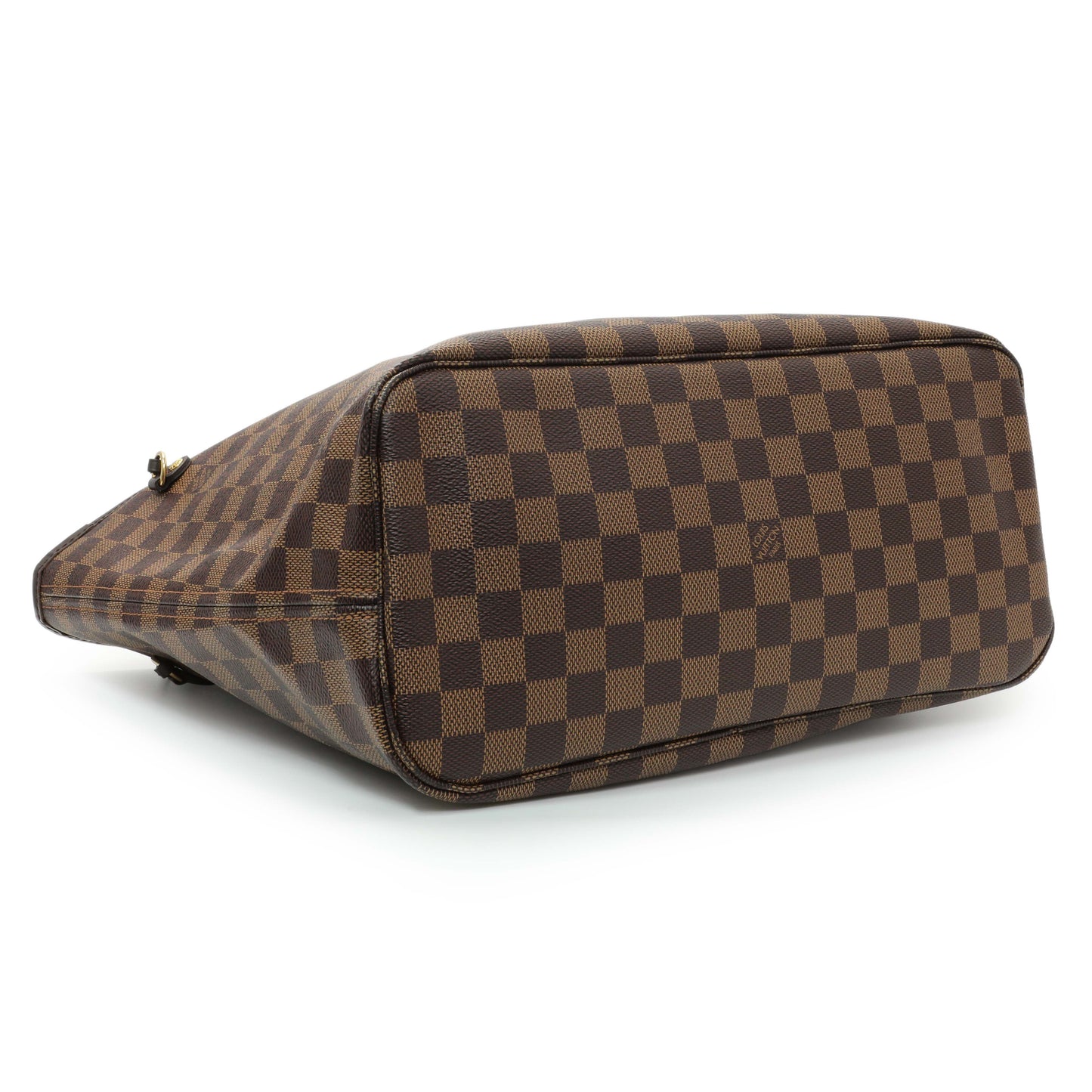 Exclusive Louis Vuitton Damier Ebene Neverfull MM — Back View