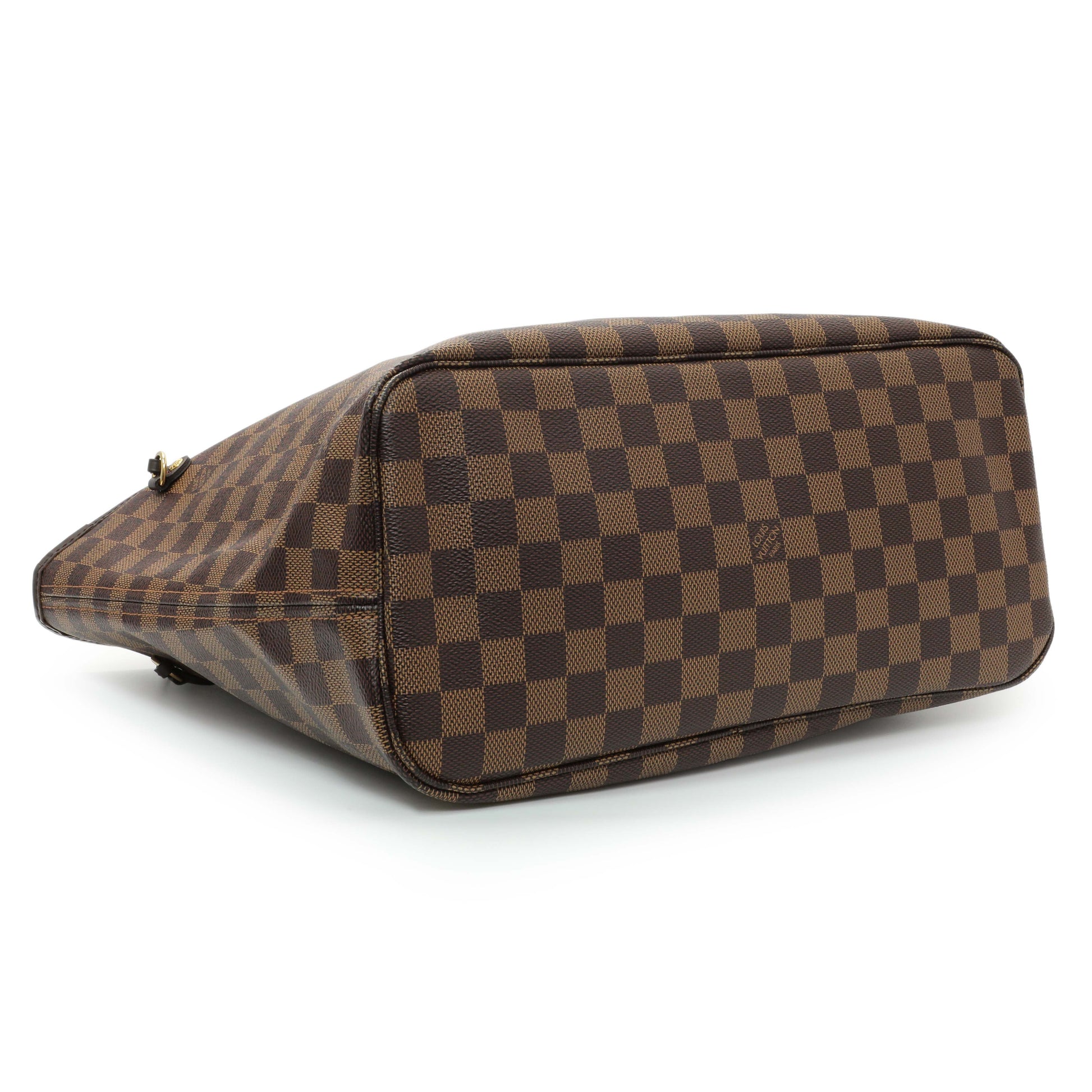 Exclusive Louis Vuitton Damier Ebene Neverfull MM — Back View