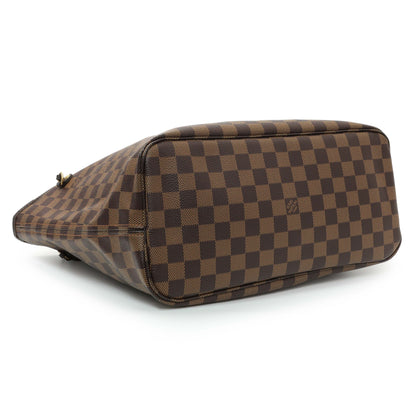 Exclusive Louis Vuitton Damier Ebene Neverfull MM — Back View