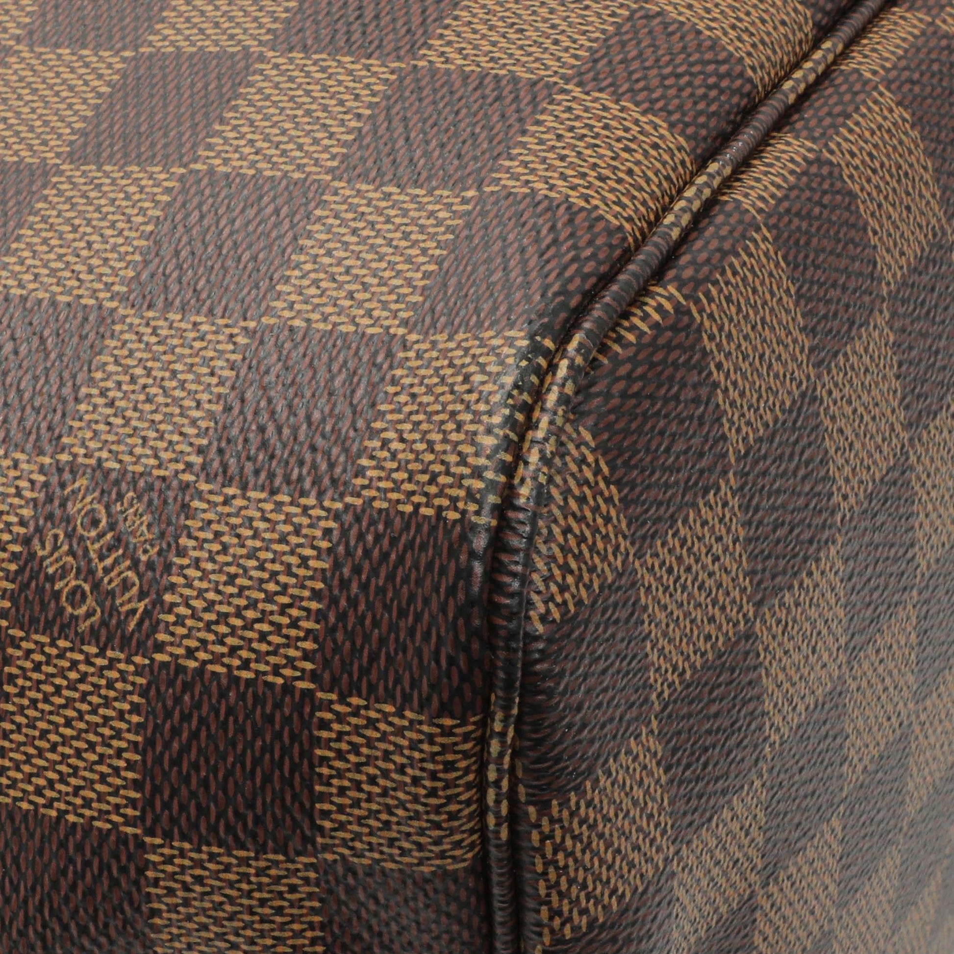 Exclusive Louis Vuitton Damier Ebene Neverfull MM — Lifestyle View