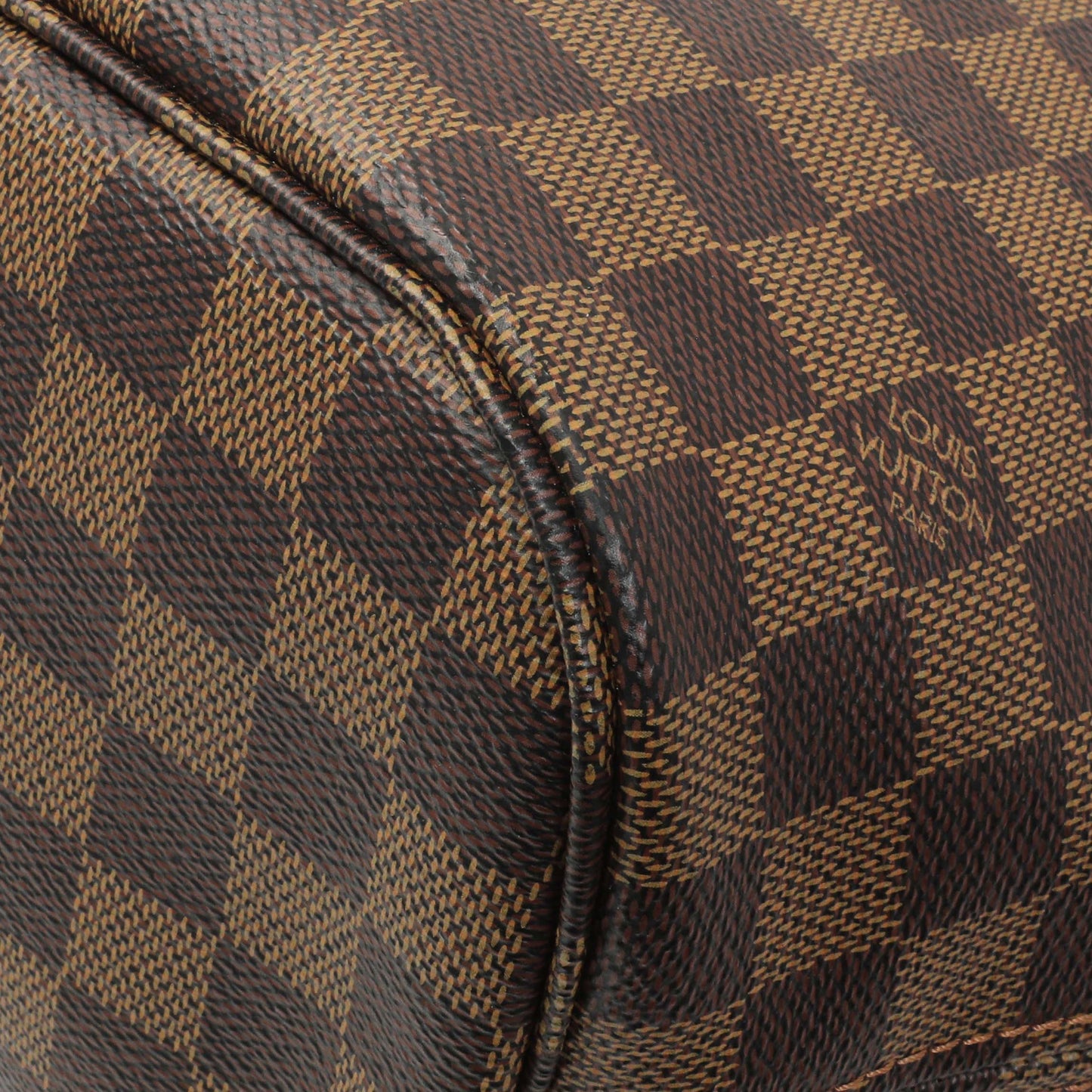 Exclusive Louis Vuitton Damier Ebene Neverfull MM — Alternate View 7