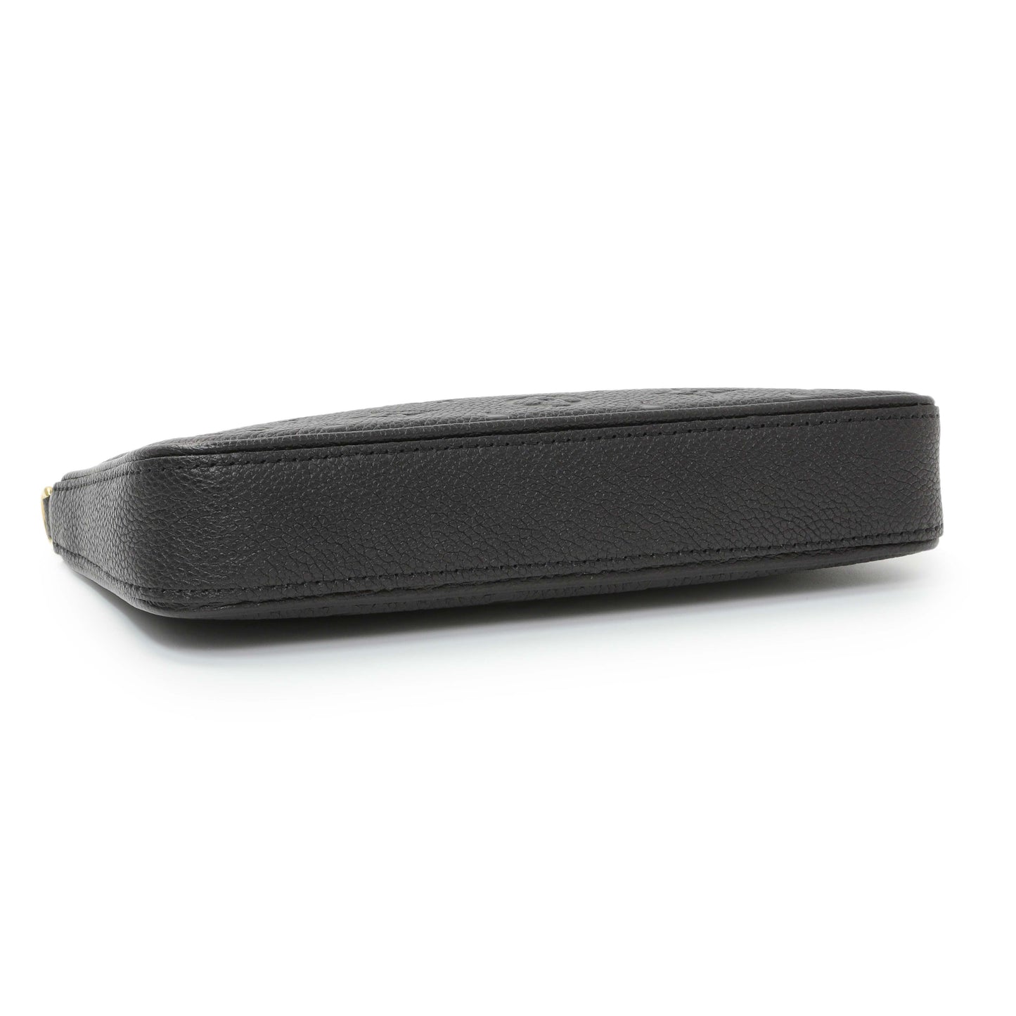 Exclusive Louis Vuitton Black Empreinte Easy Pouch On Strap — Back View
