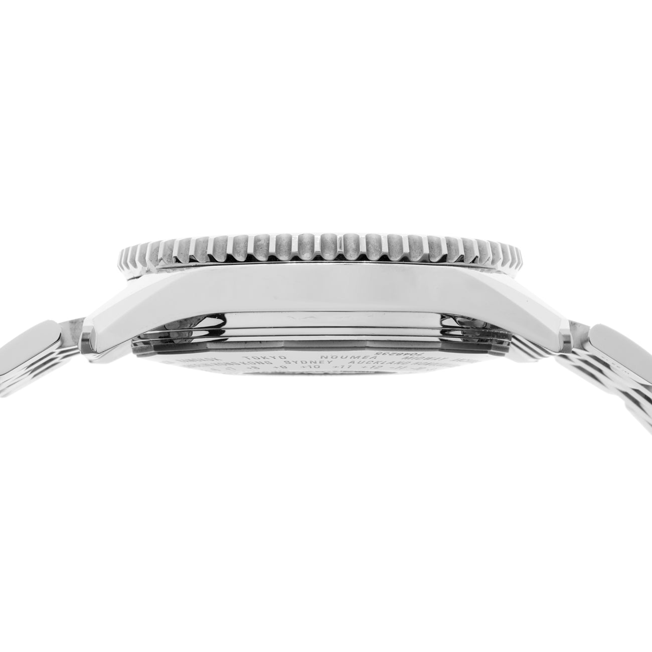 Exclusive Breitling Stainless Steel Navitimer World A2432212/B726 — Back View