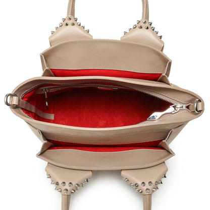 Exclusive Christian Louboutin Taupe Calfskin Suede Small Eloise Tote — Alternate View 8