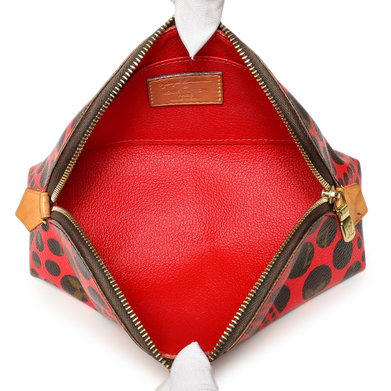 Exclusive Louis Vuitton Yayoi Kusama Monogram Pumpkin Dots Cosmetic Pouch — Alternate View 8