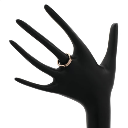 Exclusive Cartier 18K Rose Gold C de Cartier Wedding Band Ring — Back View