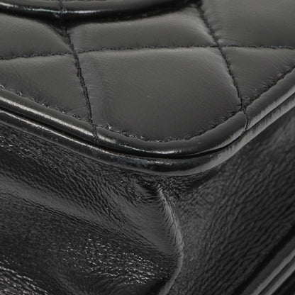 Exclusive Chanel Black Quilted Shiny Lambskin Golden Links Wallet on Chain — Alternate View 7