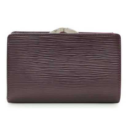 Exclusive Louis Vuitton Cassis Epi French Purse Wallet — Side View