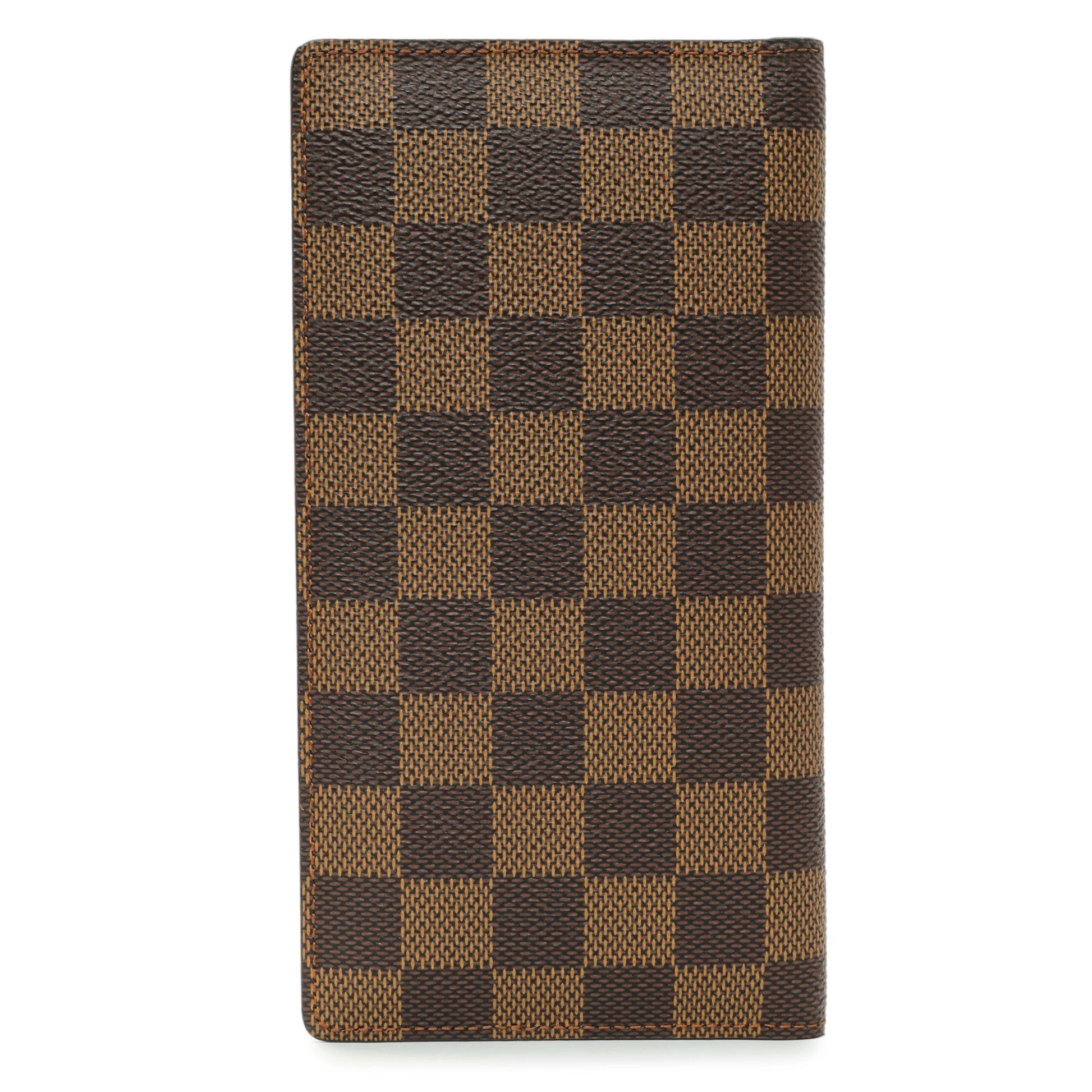 Exclusive Louis Vuitton Damier Ebene Porte-Valeurs Wallet — Side View