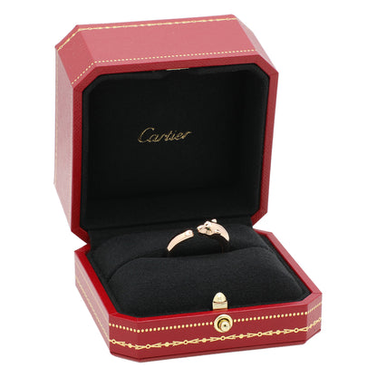 Exclusive Cartier 18K Rose Gold Small Panthère de Cartier Ring — Top View