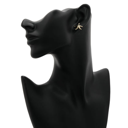 Exclusive Tiffany & Co. 18K Yellow Gold Starfish Earrings — Back View