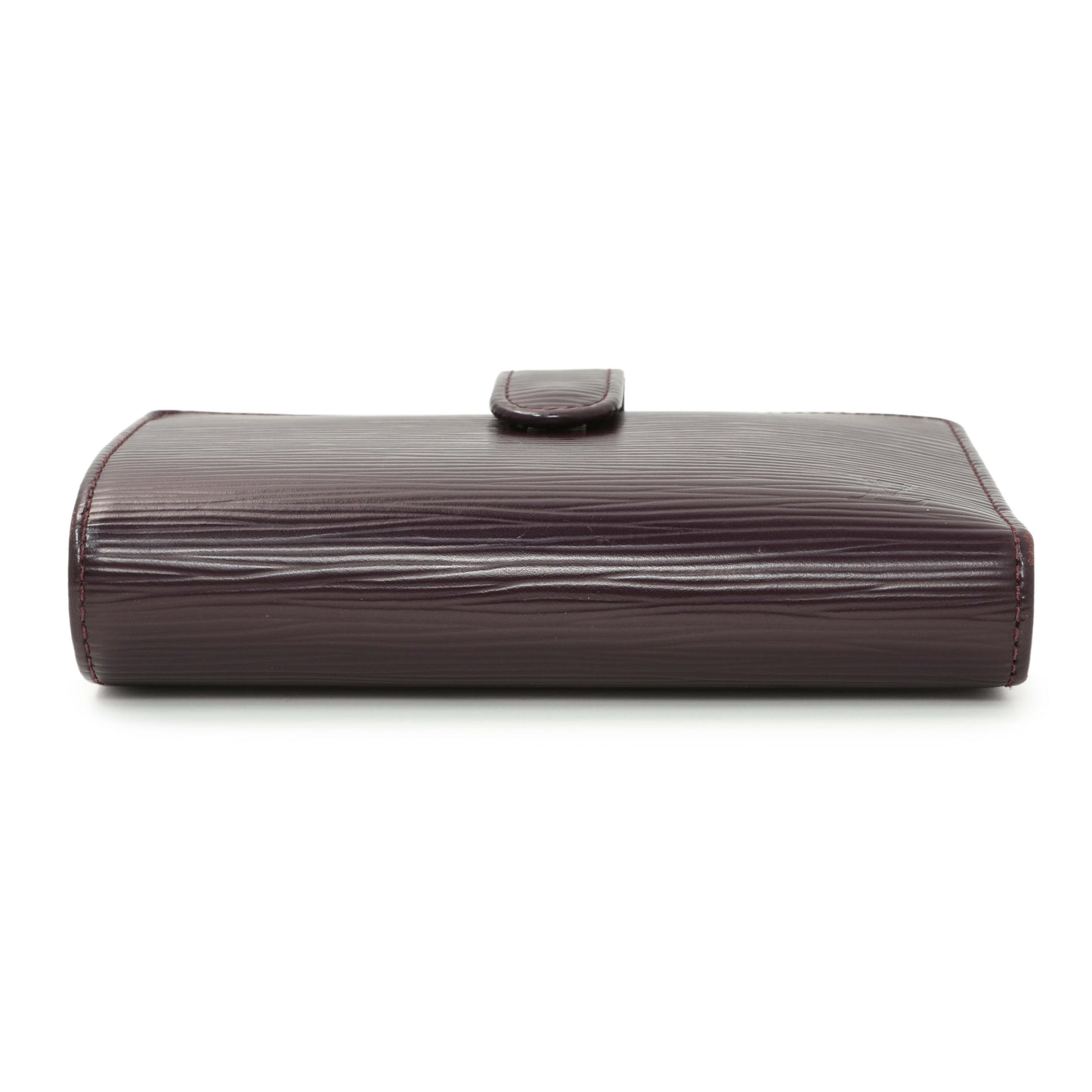 Exclusive Louis Vuitton Cassis Epi French Purse Wallet — Back View
