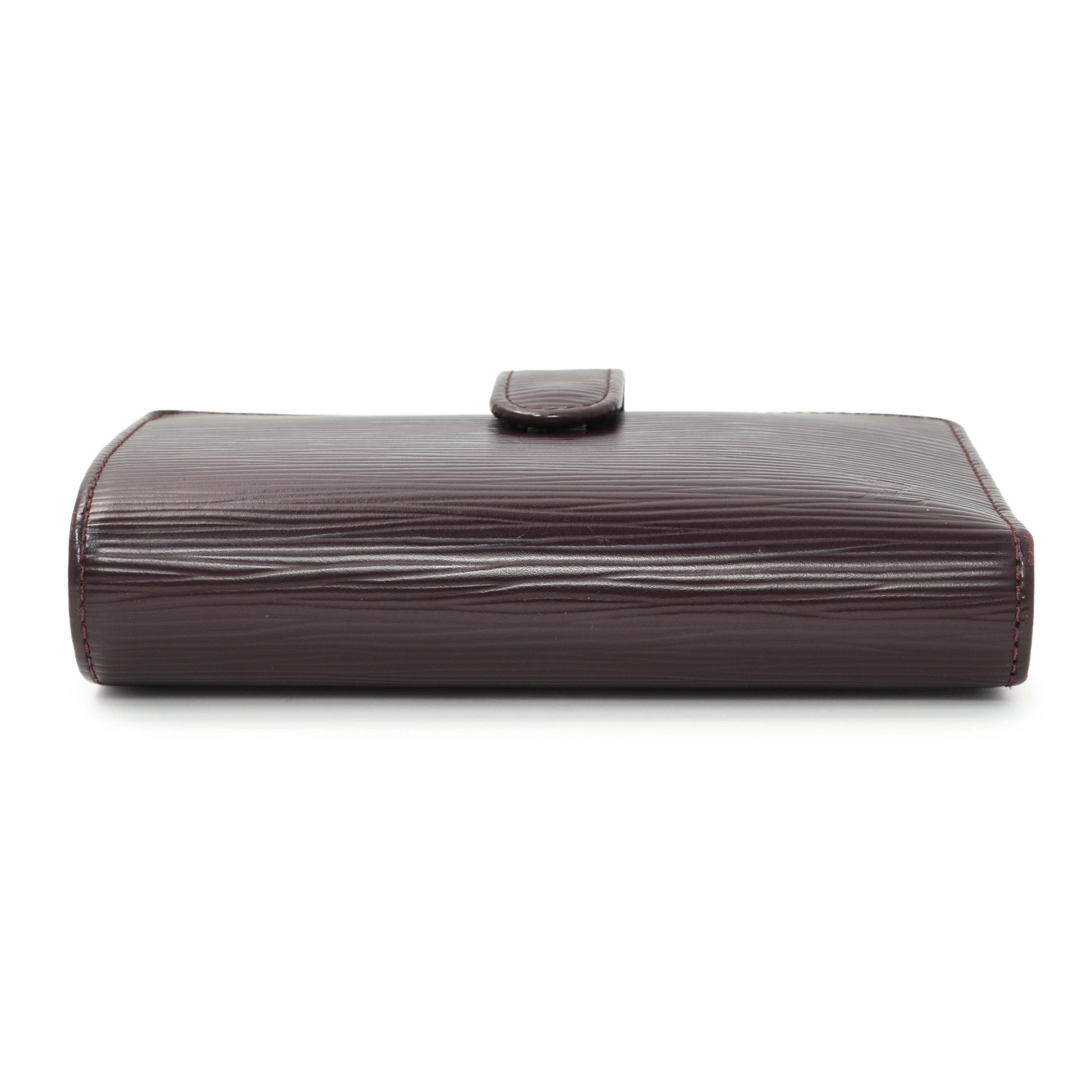 Exclusive Louis Vuitton Cassis Epi French Purse Wallet — Back View
