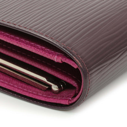 Exclusive Louis Vuitton Cassis Epi French Purse Wallet — Top View