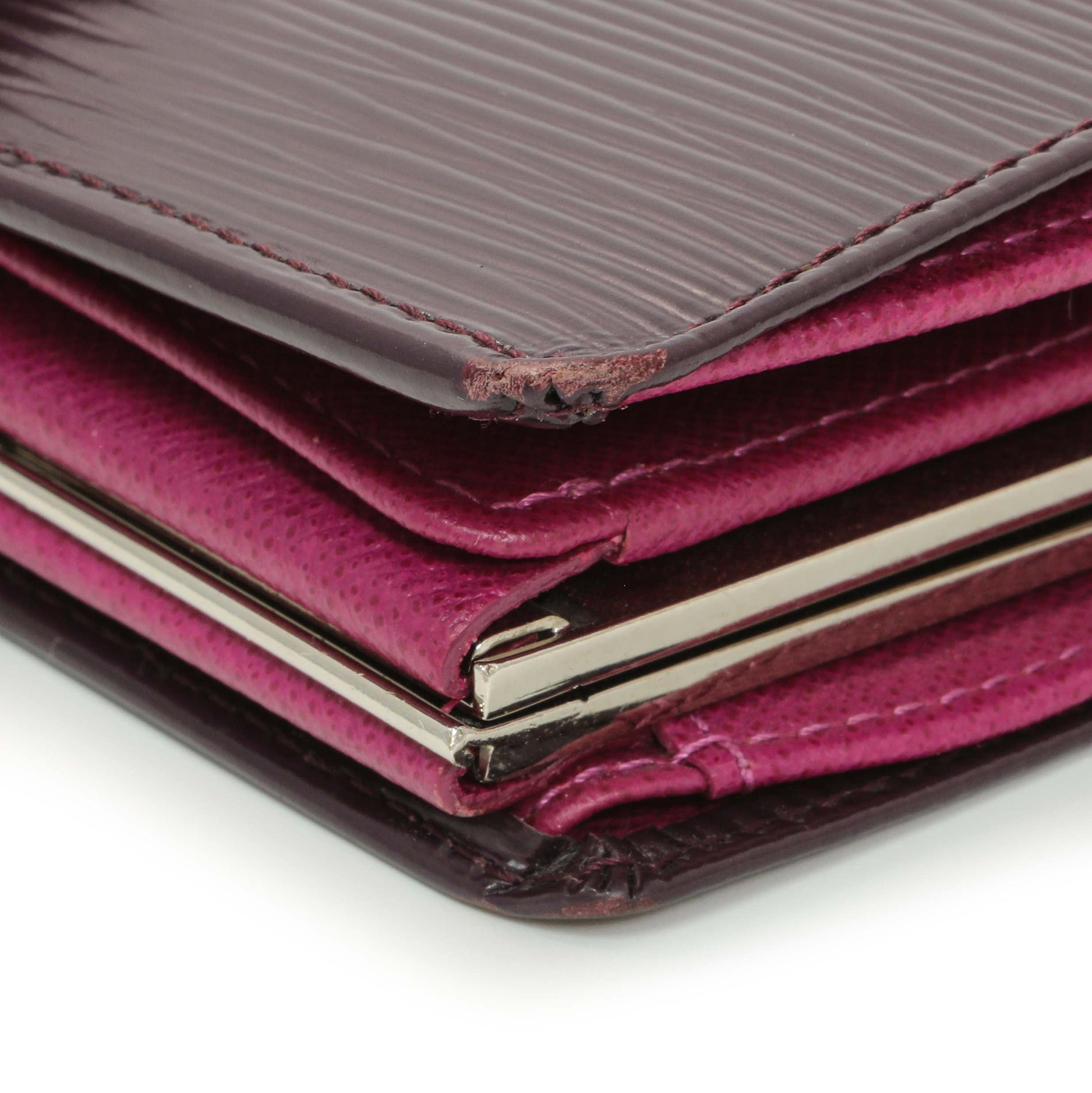 Exclusive Louis Vuitton Cassis Epi French Purse Wallet — Alternate View 7
