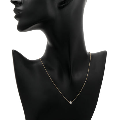 Exclusive Tiffany & Co. 18K Yellow Gold Diamonds by the Yard Pendant Necklace — Detail View