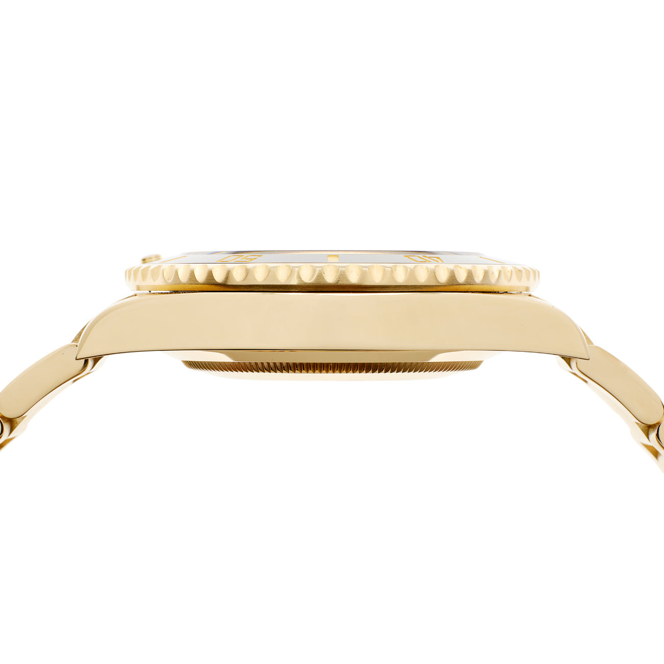 Exclusive Rolex 18K Yellow Gold Submariner Date 126618LN — Back View