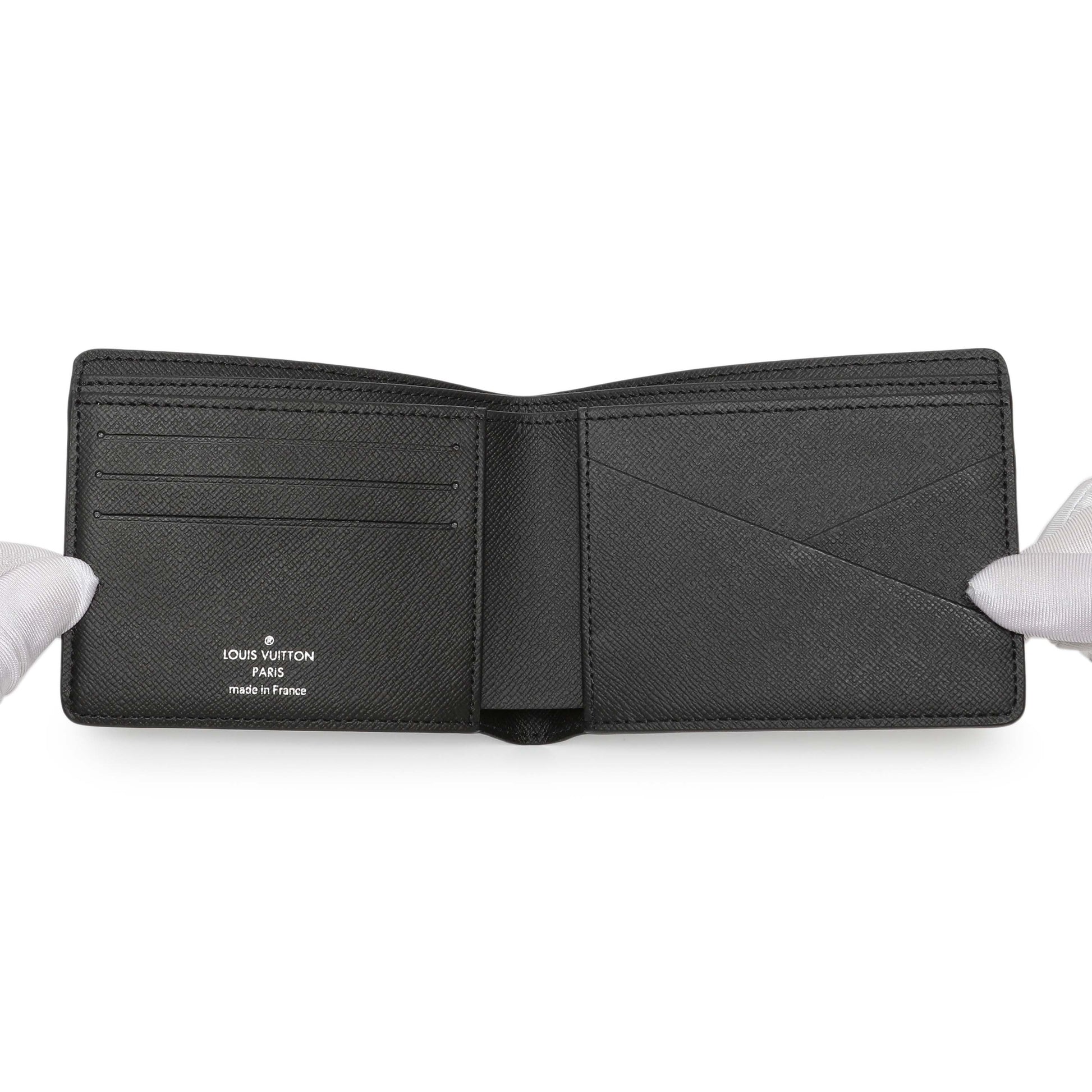 Exclusive Louis Vuitton Monogram Eclipse Multiple Wallet — Top View